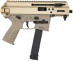 Picture of B&T Firearms 36176502GCT APC9K  9mm Luger 33+1 4.30" Black Steel Barrel, Coyote Tan Picatinny Rail Receiver, Brace Adapter, Coyote Polymer Grips, Ambidextrous