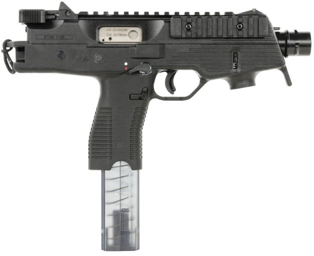 Picture of B&T Firearms 30105NUS TP9  9mm Luger 30+1 5.10", Black, Polymer Frame/Grip, No Brace, Iron Sights