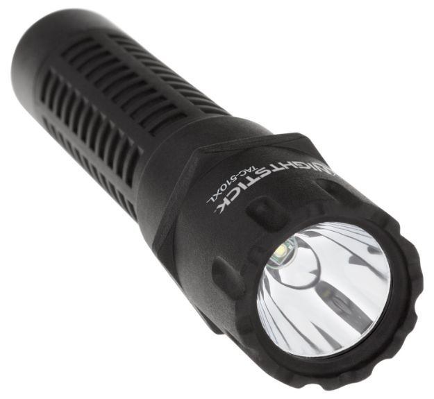 Picture of Nightstick TAC510XL Polymer Multi-Function Tactical Flashlight-Rechargeable  Matte Black 140/350/800 Lumens White LED