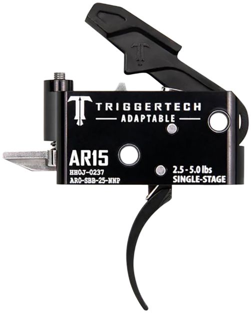 Picture of TriggerTech AR0SBB25NNP Adaptable  Pro Curved Single-Stage 2.5-5.0 lbs Adjustable for AR-15