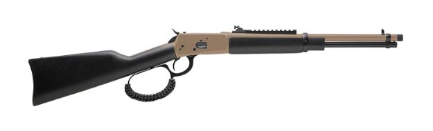 Picture of Rossi 9235716U3TB R92  Carbine 357 Mag 8+1 16.50" Threaded, FDE Barrel/Rec, Black Synthetic Furniture, Big Loop Lever, Adj. Peep Sight, Scope Mount