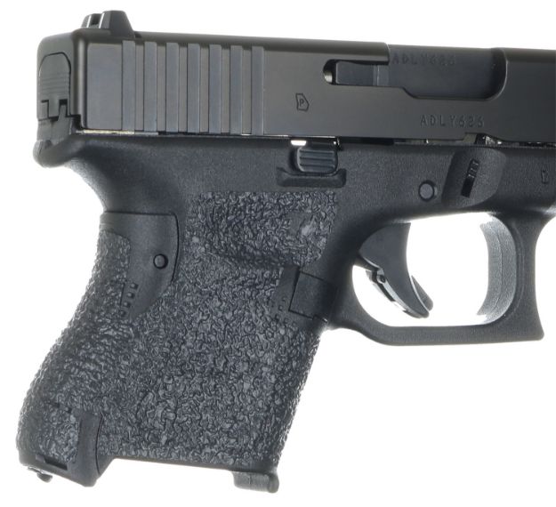 Picture of Talon Grips EV03R Adhesive Grip  Textured Black Rubber, Fits Subcompact Glock Gen 5