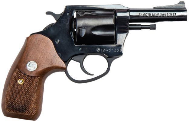 Picture of Charter Arms 34431 Bulldog Special Classic Large 44 Special, 5 Shot 3" Blued Carbon Steel Barrel, Cylinder & Frame w/Wood Grip