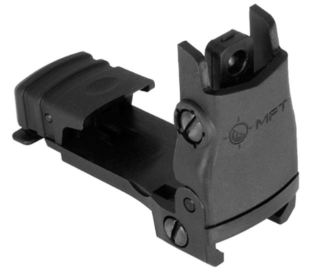 Picture of Mission First Tactical BUPSWR Flip Up Rear Sight  Black Folding AR-Platform