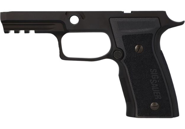 Picture of Sig Sauer 8901514 P320 Grip Module AXG Carry, 9mm Luger/40 S&W/357 Sig, Black Aluminum Medium Grip Frame, Polymer Grip Panels, Fits Sig P320 (Non-Manual Safety)