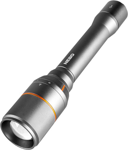 Picture of Alliance Consumer Group NEBFLT0018 Davinci 1000 Flashlight  Gray 100/400/1,000 Lumens White LED