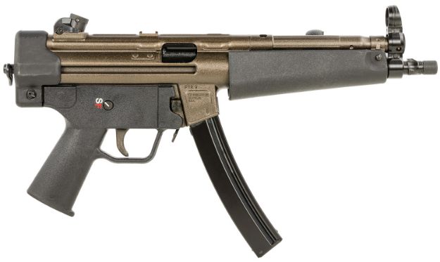 Picture of PTR 604 9CT Classic 9mm Luger 20+1 8.86", Bronze Rec, Black Polymer Furniture, 3-Lug Adapter, Rotary/Hooded Sights