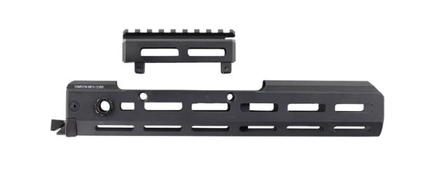 Picture of Samson 010404101 AK-47 M-LOK K-Rail QD  Black Anodized 0 MOA