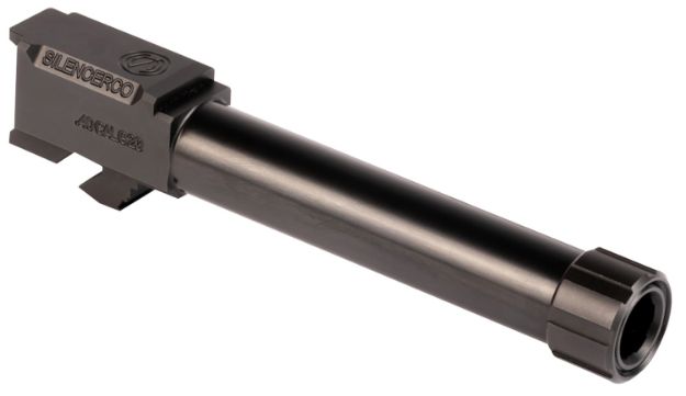 Picture of SilencerCo AC1757 Threaded Barrel  4.50" 40 S&W, Black Nitride Stainless Steel, Fits Glock 23