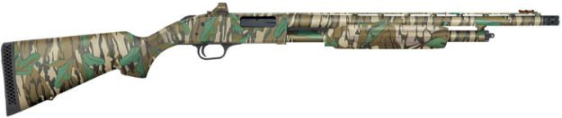 Picture of Mossberg 54342 500 Turkey 20 Gauge 5+1 3" 20", Mossy Oak Greenleaf, Optic Cut Rec, Synthetic Furniture, Fiber Optic Front Sight, X-Factor Ported Choke, Includes Holosun Red Dot