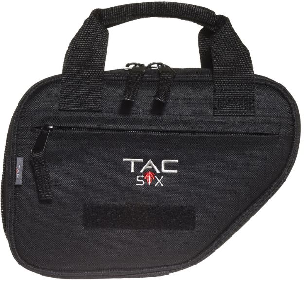 Picture of Tac Six 10940 Battalion Handgun Case 10" Long Black Neoprene Holds 1