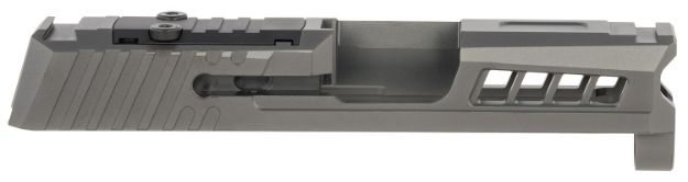 Picture of True Precision Inc TPP365SBCRMS Axiom Optic Cut Slide Fits Sig P365 Black DLC Anodized 416R Stainless Steel