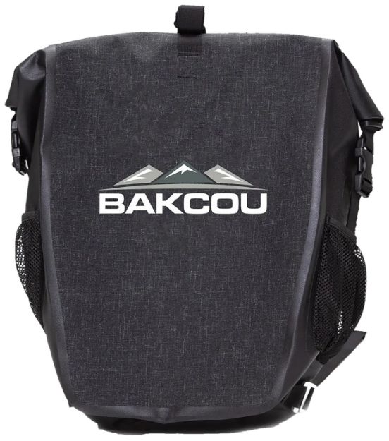 Picture of Bakcou E-bikes APB Pannier Bag Black Heavy Canvas Fabric 2 Bags