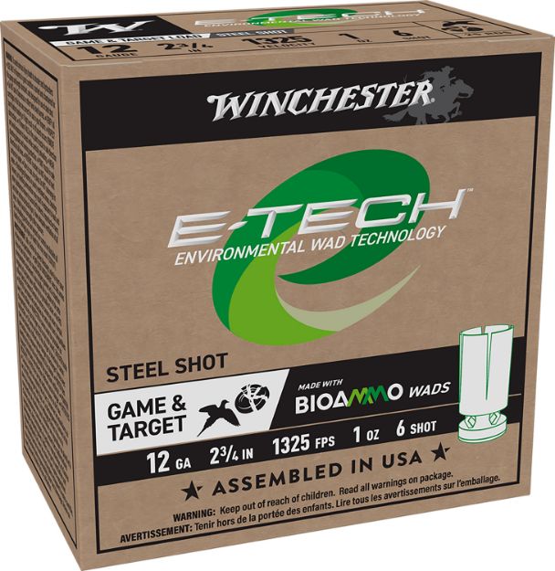 Picture of Winchester Ammo WCL12S6 E-Tech  12Gauge 2.75" 1oz 6Shot 25 Per Box/10 Case