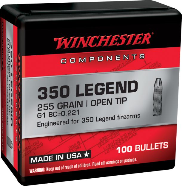 Picture of Winchester Ammo WB350L255X   350Legend 255gr Open Tip 100 Per Box/10 Case