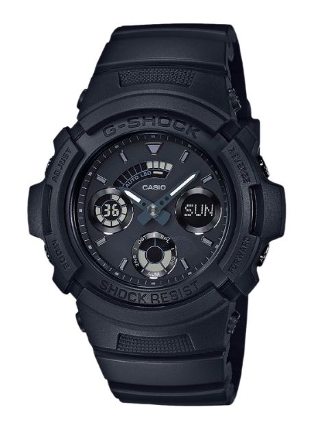 Picture of GSHOCK AW591BB1A     PREMIER 200M WR WIRLD     BLK