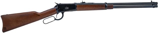 Picture of Heritage Mfg H92044201 92 Ranch Hand 44 Mag 10rd 20" Black Polished Steel Barrel, Black Polished Alloy Steel Receiver, Fixed Hardwood Stock