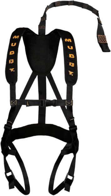 Picture of Muddy MUD-MSH110 The Magnum Pro Safety Harness Black Padded Nylon