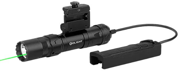 Picture of Olightstore Usa Inc ODINGLMINI Odin GL Mini  Black Anodized 200/500/1,000 Lumens White LED Green Laser