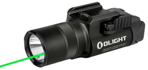 Picture of Olightstore Usa Inc BALDRPRORBK Baldr Pro R  Black Anodized 300/500/1,350 Lumens White LED Green Laser