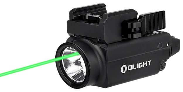 Picture of Olightstore Usa Inc BALDRSBK Baldr S  Black Anodized 100/300/800 Lumens White LED Green Laser