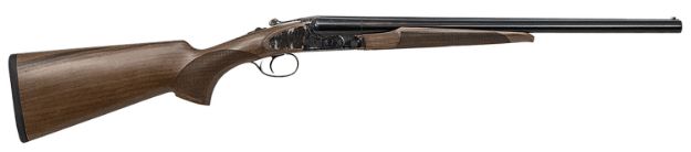 Picture of CZ-USA 06417 Sharp-Tail Coach 12 Gauge 3" 2rd 20" Black Hard Chrome Side-by-Side Barrel, Color Case Hardened Metal Finish, Turkish Walnut Stock Includes Fixed Chokes *Hard Case Damaged