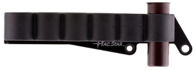 Picture of TacStar 1081211 SideSaddle Slimline Remington 870/1100/1187 12 Gauge 6rds Black Polymer w/Aluminum Mounting Plate