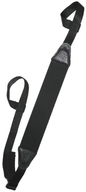 Picture of Outdoor Connection NDL90097 Universal Sling with Loops 3" W Adjustable Black Neoprene w/Nylon Webbing for Rifle/Shotgun