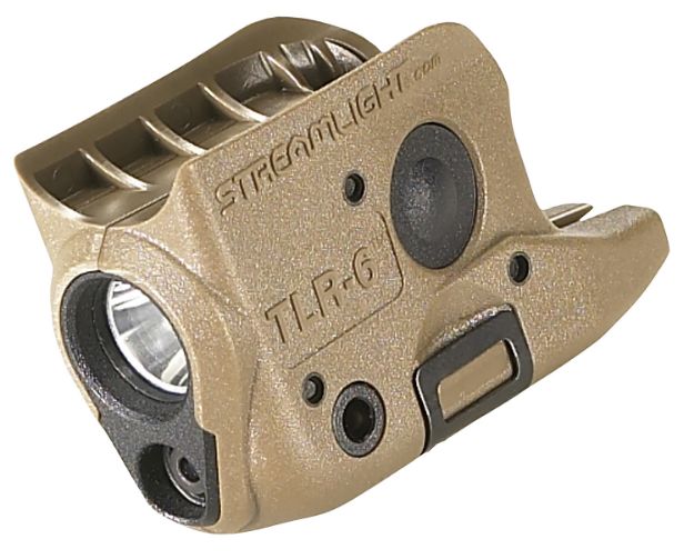 Picture of Streamlight 69278 TLR-6 Gun Light  Flat Dark Earth 100 Lumens White LED/Red Laser Glock 42/43/43X/48