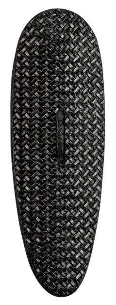 Picture of Pachmayr 01317 D750B Decelerator Field Style Recoil Pad Medium Black Basketweave Rubber 1" Thick