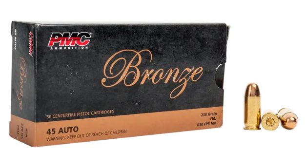 Picture of PMC 45A Bronze  45ACP 230gr Full Metal Jacket 50 Per Box/20 Case