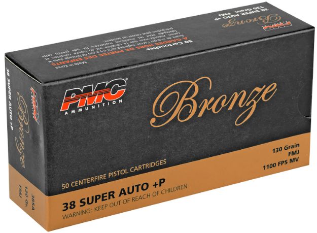 Picture of PMC 38SA Bronze  38Super+P 130gr Full Metal Jacket 50 Per Box/20 Case