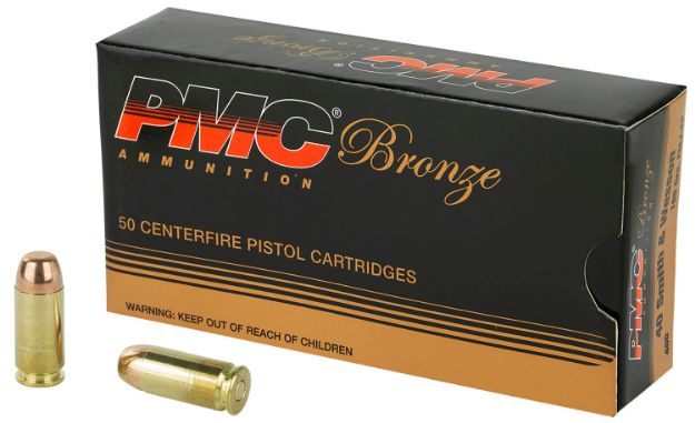 Picture of PMC 40D Bronze  40S&W 165gr Full Metal Jacket 50 Per Box/20 Case