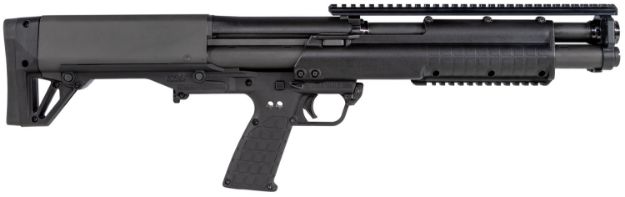 Picture of Kel-Tec KSGBLK KSG  Black 12 Gauge 18.50" 3" 14+1 Black Rec/Barrel Black Polymer Fixed Stock & Grip