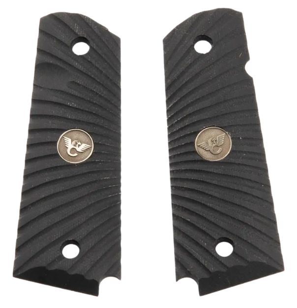 Picture of Wilson Combat 351AAFS Grip Panels 1911 Starburst G-10 Black