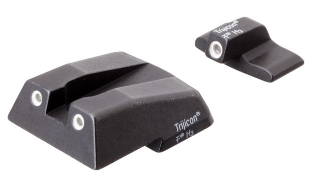 Picture of Trijicon 600282 Bright & Tough Night Sights  Green/Tritium White Outline Front Sight-Green/Tritium White Outline Rear Sight H&K .45C/P30/VP9