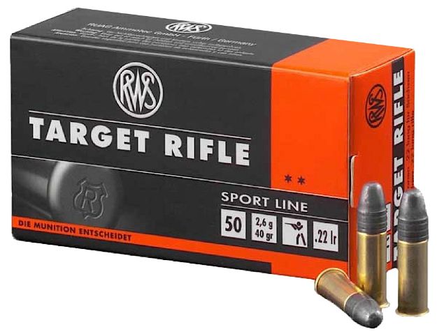 Picture of RWS/Umarex 2132478 Target Rifle Sport Line 22LR 40gr Lead Round Nose 50 Per Box/100 Case