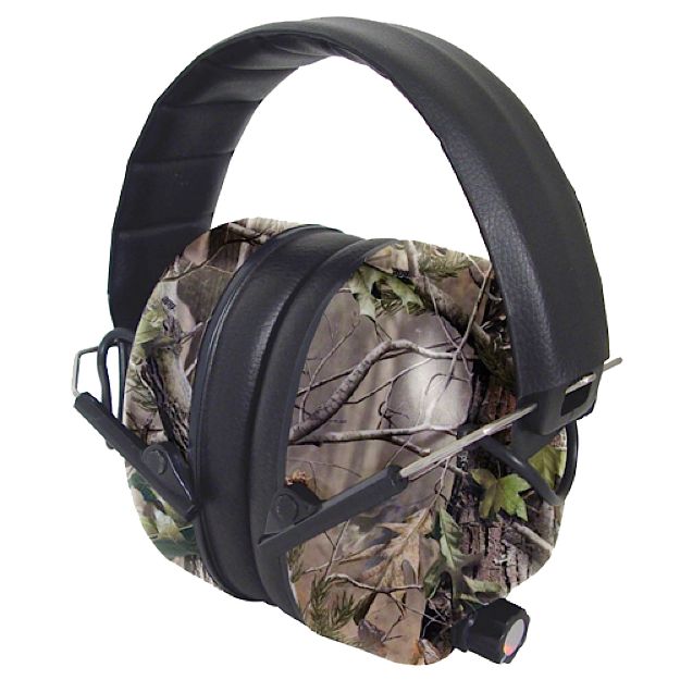 Picture of Radians 430EHP4UCS 430 Electronic Muff 27 dB Over the Head Camo/Black Adult 1 Pair