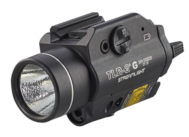 Picture of Streamlight 69250 TLR-2 G Gun Light  Black Anodized 300 Lumens White LED/Green Laser