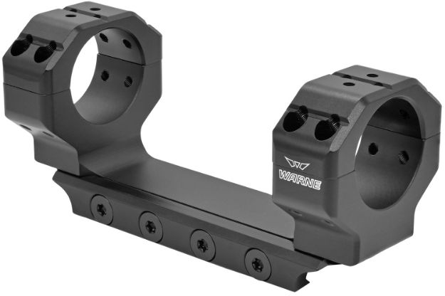 Picture of Warne 7817M Precision Mount Scope Mount/Ring Combo Black Anodized 30mm 0 MOA