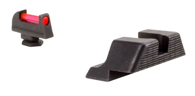 Picture of Trijicon 601023 Fiber Sights  Red/Fiber Optic Front Sight-Black/Blank Rear Sight Glock 17/17L/19/22 Standard Frame