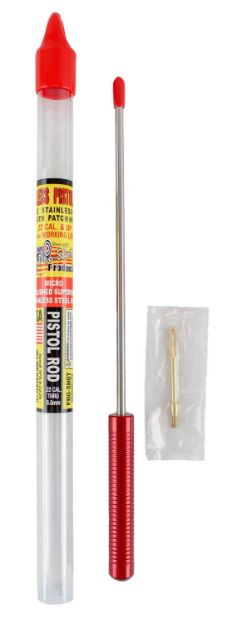 Picture of Pro-Shot 1PS82226 Micro-Polished Cleaning Rod .22 Cal & Up Pistol 8" Stainless Steel w/Swivel Handle