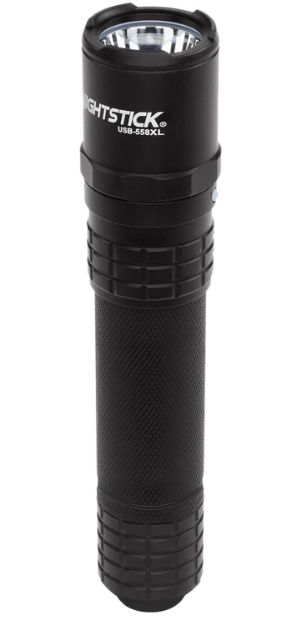 Picture of Nightstick USB558XL USB Tactical Flashlight  Black Anodized 125/450/1100 Lumens White LED