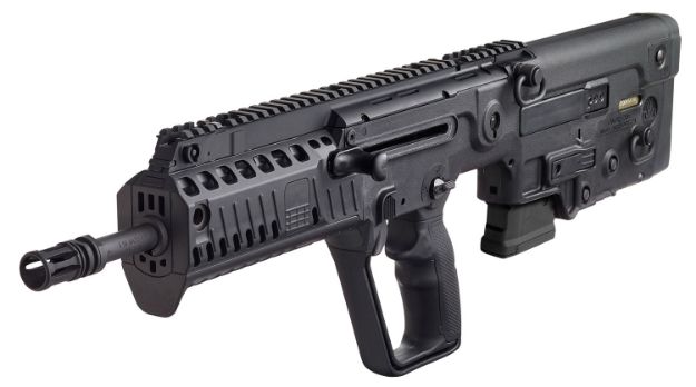 Picture of IWI US XB1610 Tavor X95 5.56x45mm NATO Caliber with 16.50" Barrel, 10+1 Capacity, Black Metal Finish, Black Fixed Bullpup Stock & Polymer Grip Right Hand