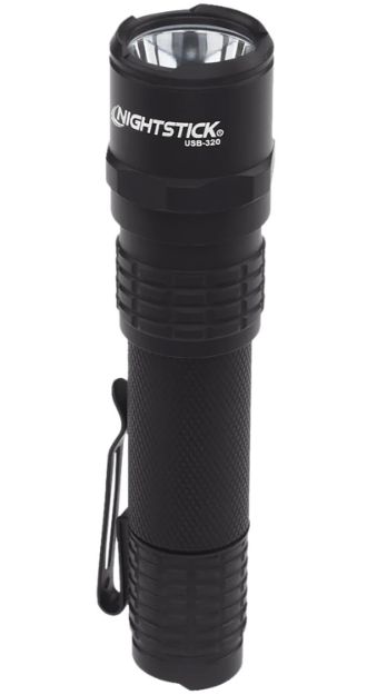 Picture of Nightstick USB320 USB Rechargeable EDC Flashlight  Black Anodized 320 Lumens White LED