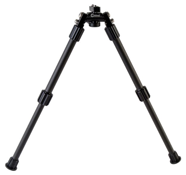 Picture of Caldwell 1082223 Accumax Premium M-Lok/Key Mod Bipod 9-13" Black Carbon Fiber