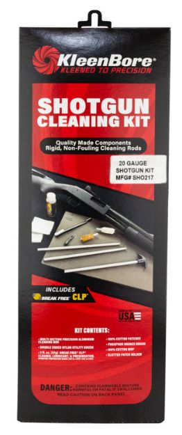 Picture of KleenBore SHO217 Classic Cleaning Kit 20 Gauge Shotgun