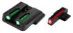 Picture of TruGlo TG131MP1 Fiber-Optic  Red/Fiber Optic Front Sight-Green/Fiber Optic Rear Sight Smith & Wesson M&P EZ 380