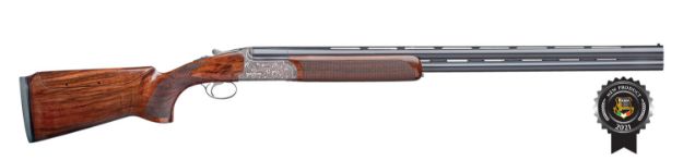 Picture of Rizzini USA 670112 Venus Ladies Sporter Compact 12 Gauge Break Open 2.75" 2rd 30" Gloss Blued Vent Rib Barrel, Coin Anodized Silver Engraved Steel Receiver, Fixed w/Pistol Grip Turkish Walnut  Stock