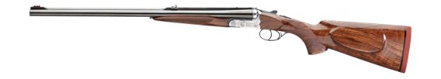 Picture of Rizzini USA 7001470 Rhino Express  470 Nitro Express 2rd 23" Gloss Blued 23" Chrome-Lined Barrel Coin Anodized Silver Engraved Steel Oiled Turkish Walnut Ambidextrous Hand